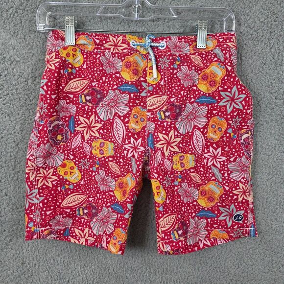 johnnie-O Other - johnnie-O Boy's Eden Swim Trunks Lightweight 7” Red Drawstring Sz 12